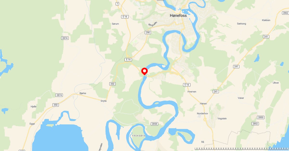 E16 i Hønefoss stengt - fem biler i kjedekollisjon