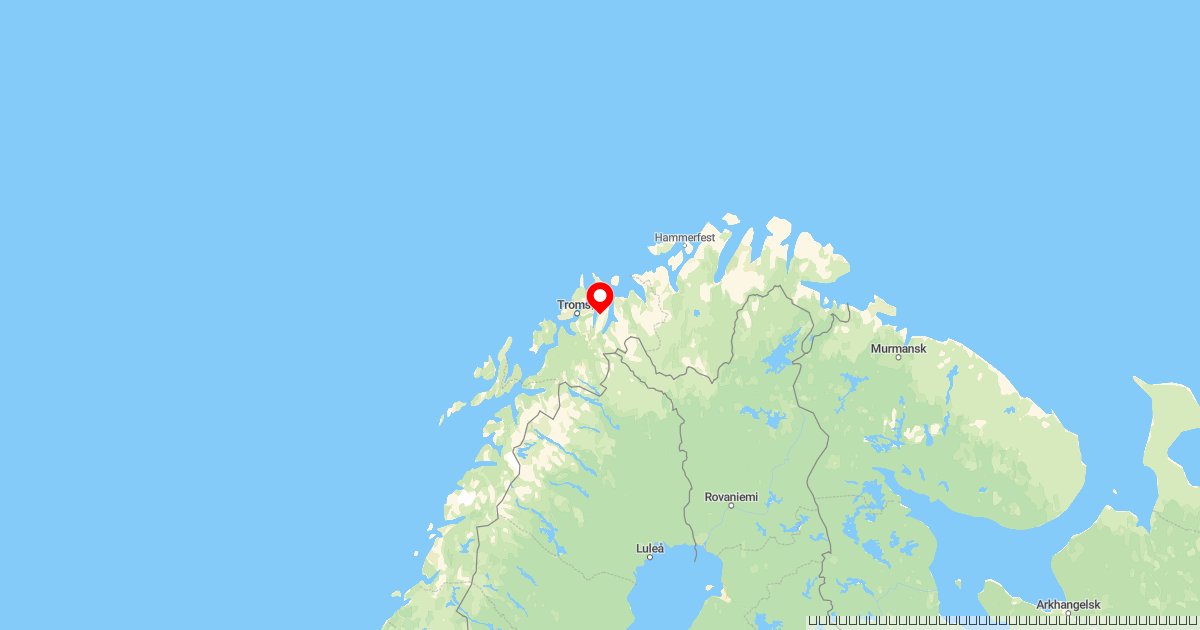 Person tatt av snøskred i Lyngen