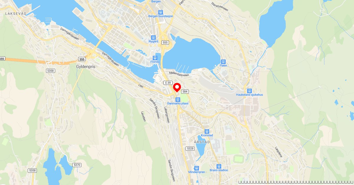 Ambulanse og bybanen kolliderte i Bergen