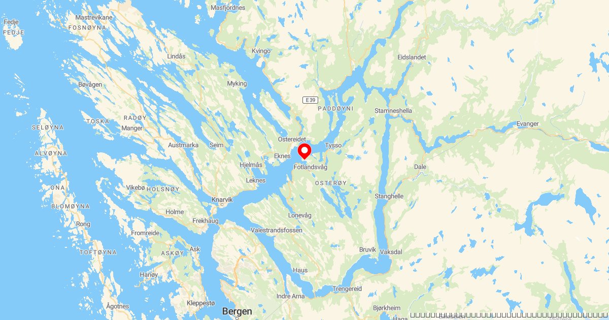Brann i campingvogn på Osterøy