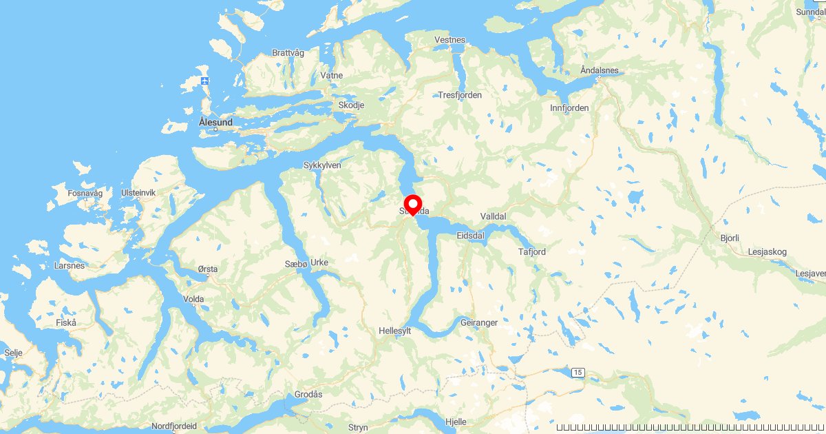 Paragliderulykke i Stranda – ukjent skadeomfang